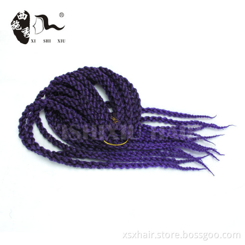 3D Cubic Twist Crochet Braids synthetic ombre marley Braid Hair Extensions